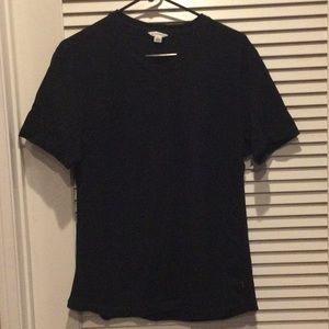 V neck, men’s Calvin Klein black t shirt